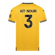 Wolves Rayan Ait-Nouri #3 Hemmatröja 2023-24 Korta ärmar